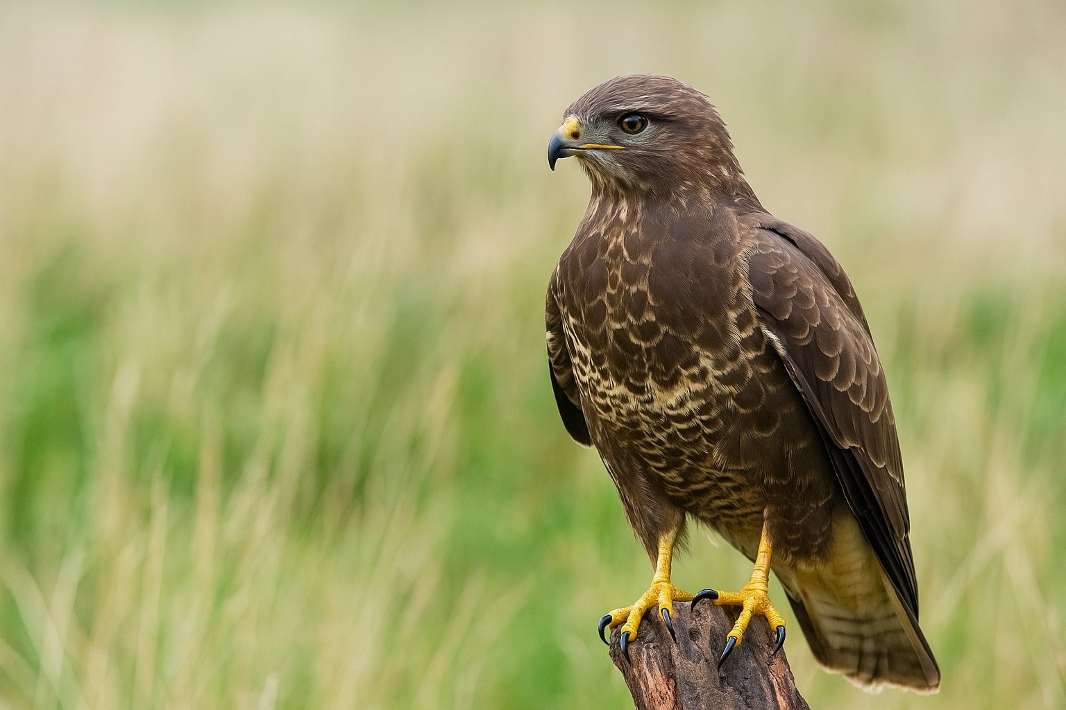 Mäusebussard Gesänge und Rufe