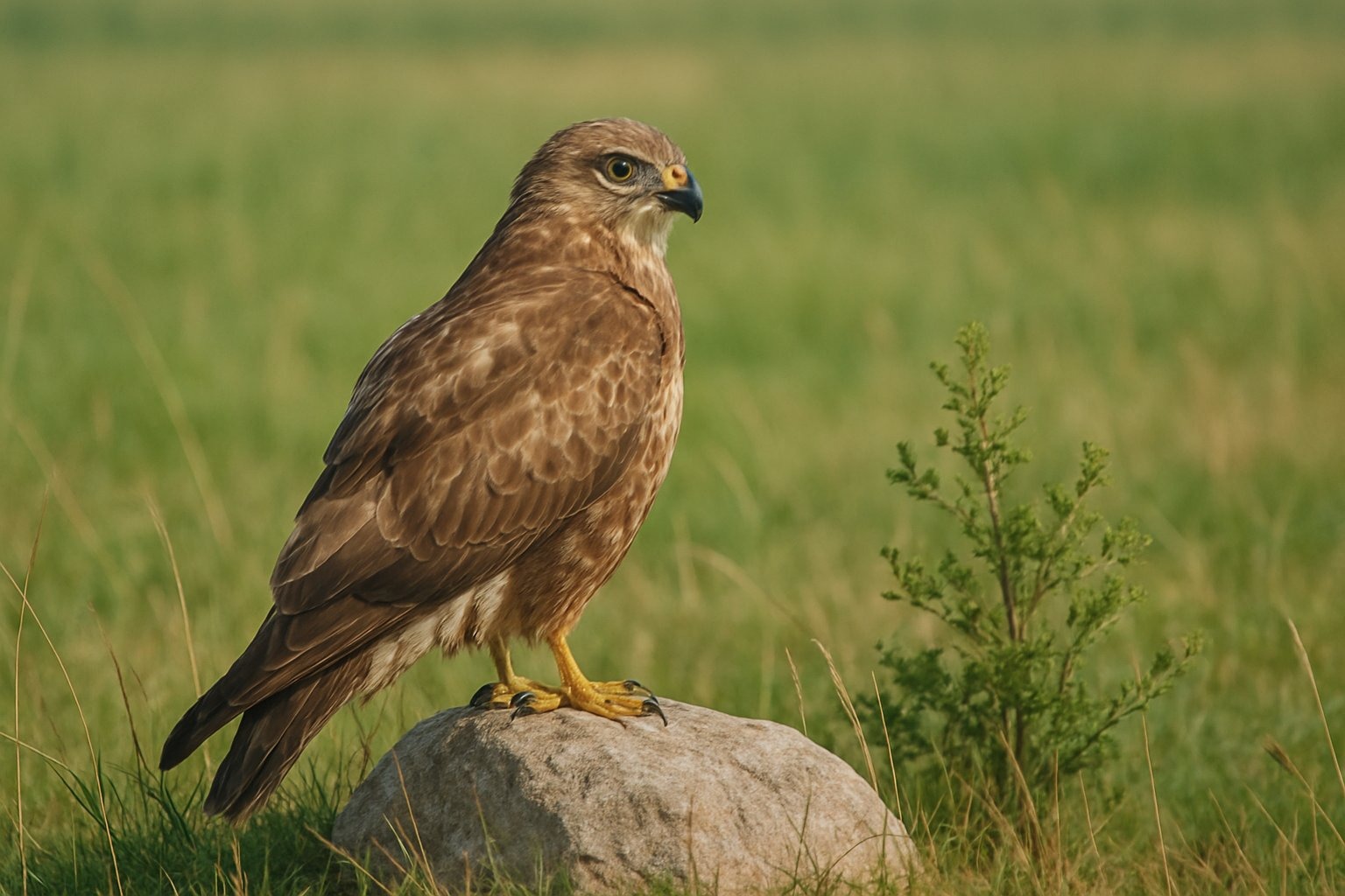 Mäusebussard Gesänge und Rufe
